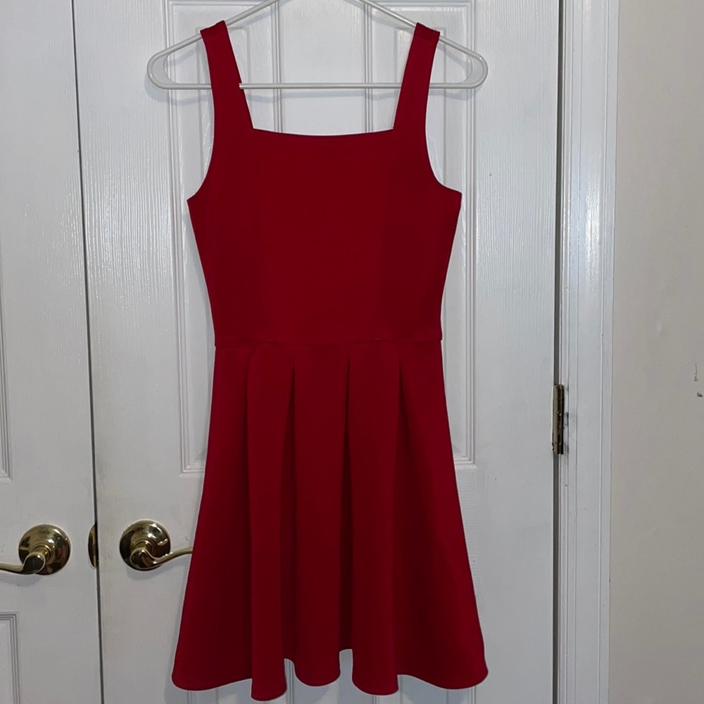 Red dress